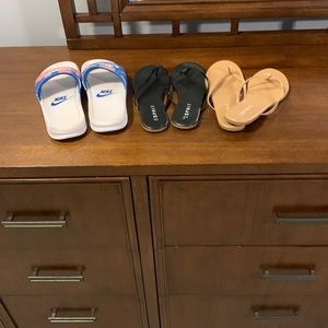 Women size 7 sandal lot